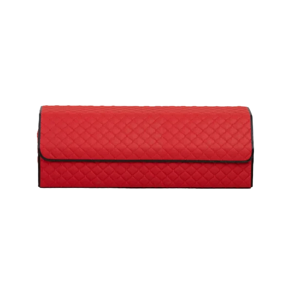 Органайзер для багажника AvtoCase XXL из экокожи (30/30/100) – красный