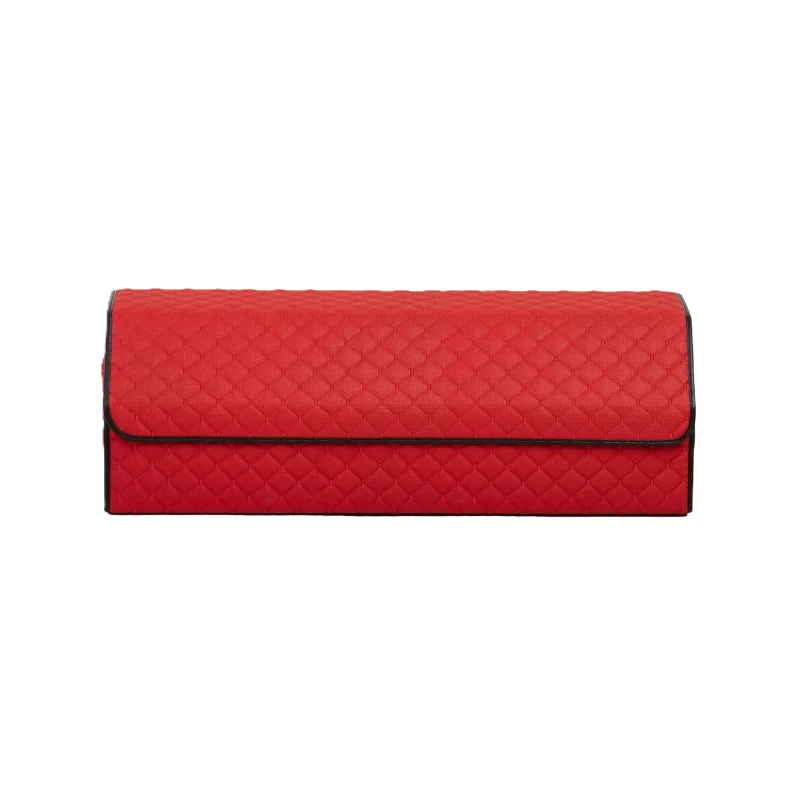 Органайзер для багажника AvtoCase XXL из экокожи (30/30/100) – красный