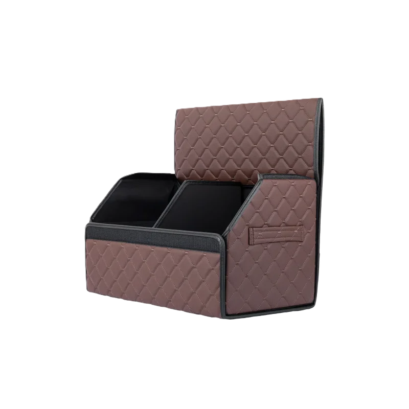 Органайзер в багажник AvtoCase M екошкіра (30/30/50) – Шоколадний б/п